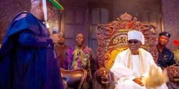 2027: Yari Visits Obas Of Benin, Lagos, Seeks Blessings For Tinubu