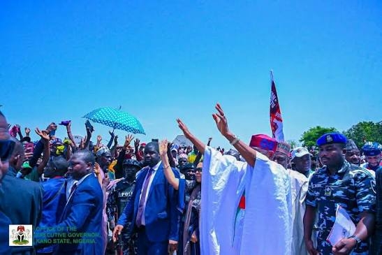 Governor Yusuf Unveils 50 Vehicles Donated To APC Campaign In Kano 1 images 2026 09 30T083147.092