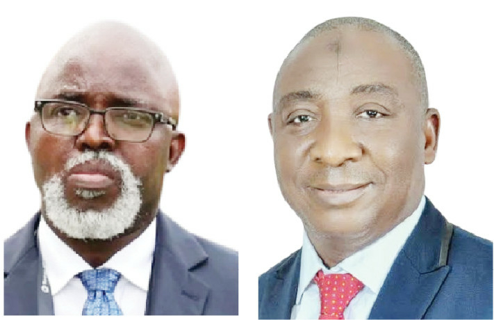 Pinnick Camp Tackles ex-NFF President Gusau Over Huge Inherited Debt Claim 1 pinnick and gusau 1