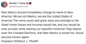 Donald Trump Proposes Renaming New Mexico To ‘New America’ 2 1792438302 2409 large 1792487531
