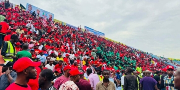 Fubara, Wike Arrive For Rainbow Coalition Candidates’ Unveiling In Rivers