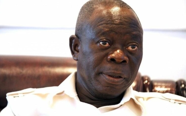 File: Federal Lawmaker Representing Edo North Senatorial District, Senator Adams Oshiomhole