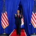 US President Donald Trump attends a campaign rally in Syracuse, New York, US, October 9, 2026. REUTERS/Nathan Howard