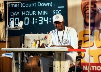 Kano Varsity Student Basri Completes 120-Hour Sewing Marathon For Guinness World Record