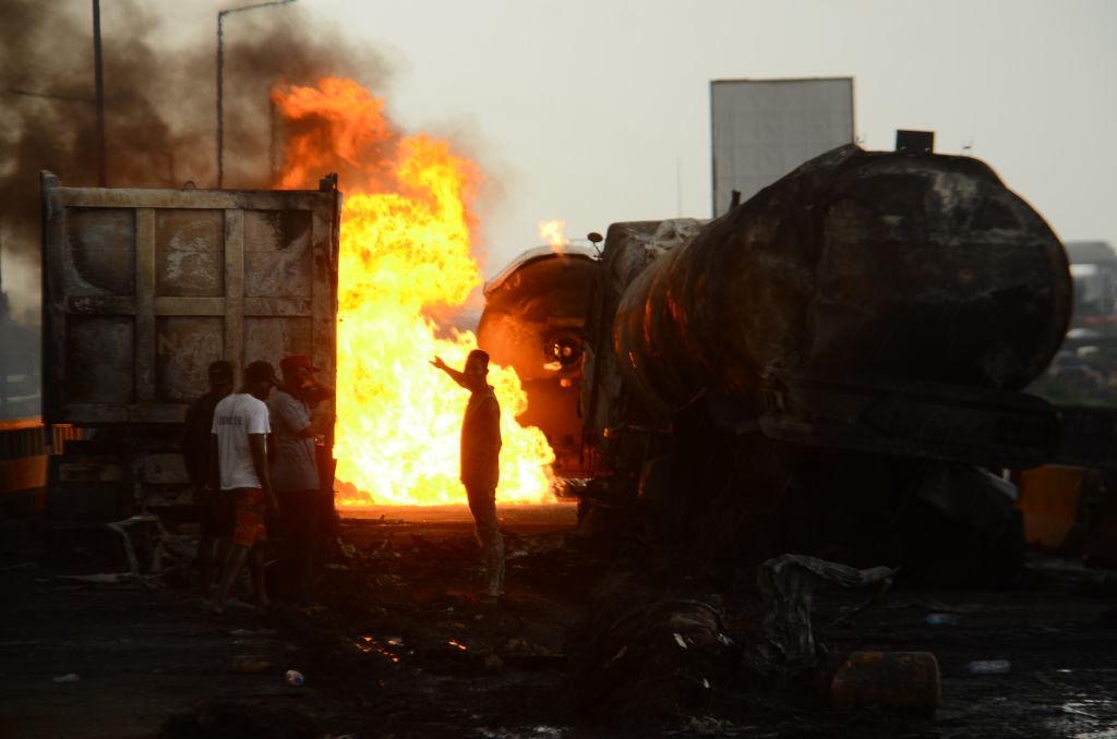 Petrol Tanker Reportedly Catches Fire in Delta