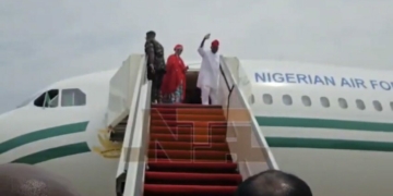 BREAKING: Tinubu Arrives Kaduna For APC’s 2027 Presidential Campaign Flag-Off 2 BREAKING: Tinubu Arrives Kaduna For APC’s 2027 Presidential Campaign Flag-Off