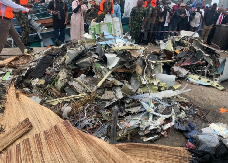 Parts of the wreckage already discovered