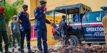 NSCDC Arrests 5 Electrical Cable Vandals In Abuja, Recovers Cables