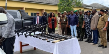 Otu Threatens To Deal With Sponsors of  Cache of Weapons Intercepted By DSS In Cross River