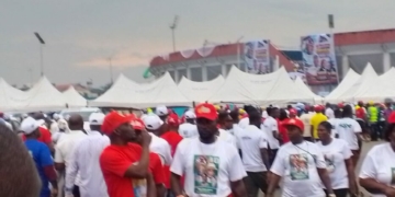 Thousands Gather For Unveiling of Rainbow Coalition's Candidates In Rivers 2 Thousands Gather For Unveiling of Rainbow Coalition’s Candidates In Rivers