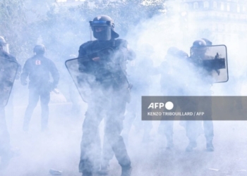 France Protests: Mayor Tear-Gassed While Shielding Students From Riot Police