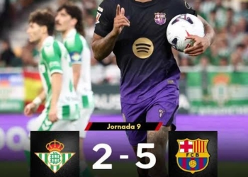 Barcelona Thrash Real Betis In La Liga 7-goal Thriller