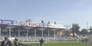 APC Campaign: Supporters Sleep On Streets, Storm Kaduna Stadium