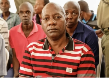 Self-proclaimed pastor Paul Mackenzie looks on during his court appearance at the Mombasa Law Court on October 19, 2026. (AFP)