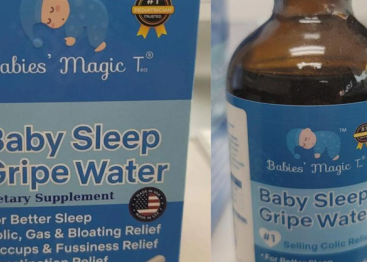 The recalled baby gripe water supplement.