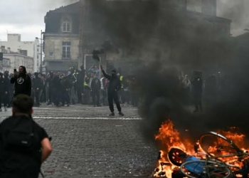 Protests Turn Violent Across France As Police Clash With Demonstrators