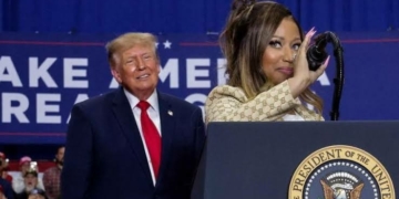Nicki Minaj Backs Trump At Michigan Rally Ahead Of US Midterm Elections
