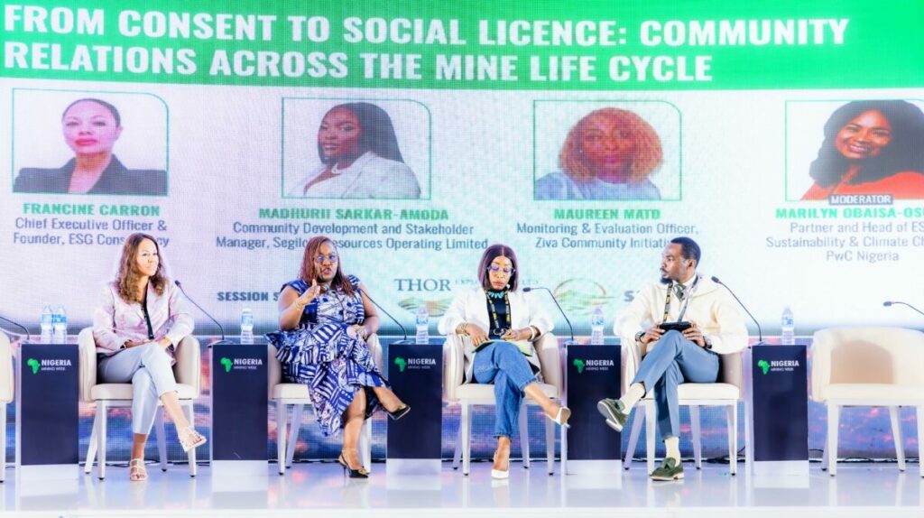 SROL Champions Responsible Mining At Nigeria Mining Week 2026 2 Madhurii Sarkar Amoda Community Development contributed to discussions on From Consent to Social License Community Relations Across the Mine Life Cycle 1 1