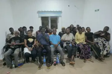 Rescued 20 Prospective NYSC Members Arrive DSS Office 1 Rescued members