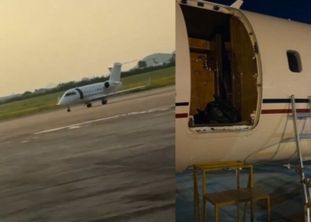 Aircraft Loses Door Mid-Air, Makes Emergency Landing In Abuja