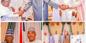 Matawalle Leads 8 Suspended Zamfara Lawmakers To Tinubu, Reaffirms Loyalty To APC