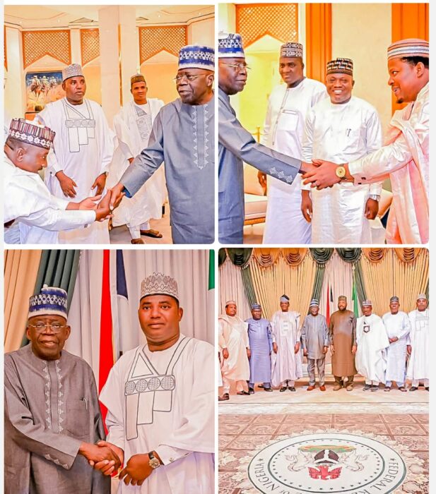 Political Earthquake: Matawalle and 8 Lawmakers Pledge Allegiance to Tinubu, APC