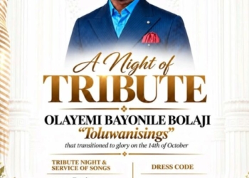 Toluwanisings’ Night of Tribute Holds October 27