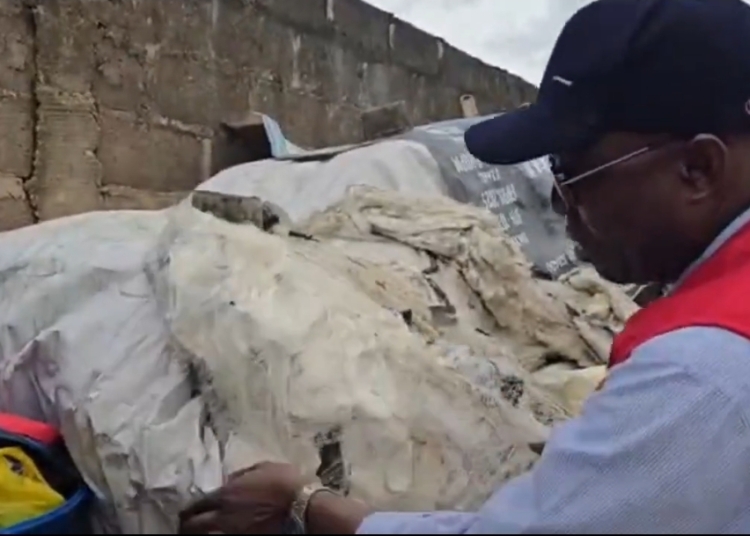 NAFDAC Uncovers Residential Building Stockpiling Over 100 Sacks Of Empty Alcohol Bottles For Suspected Counterfeiting 1 NAFDAC Uncovers Residential Building Stockpiling Over 100 Sacks Of Empty Alcohol Bottles For Suspected Counterfeiting