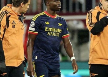 Saka Faces Six-Week Layoff With Injury