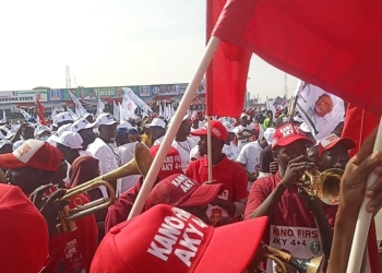 Crowds Flood Kaduna Streets For APC Campaign Flag-off