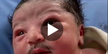 "Senior Man Baby"- Reactions As Baby Born With Full Blown Moustache Goes Viral 2 “Senior Man Baby”- Reactions As Baby Born With Full Blown Moustache Goes Viral