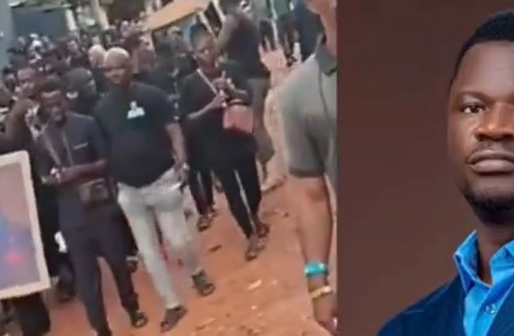 Emotional Vigil: Family and Friends Honor Toluwanisings with Candlelight Procession