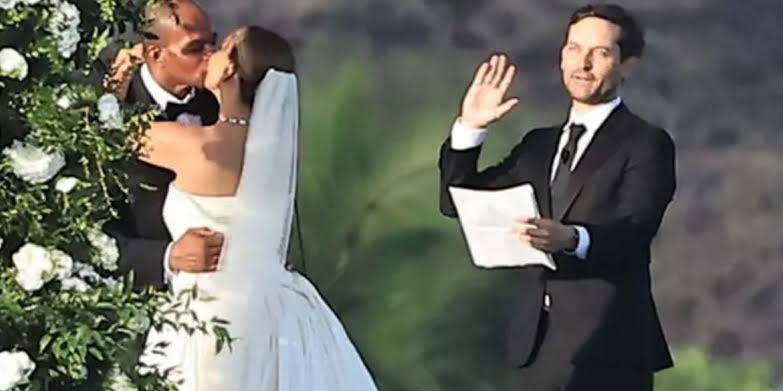 American Actor Tobey Maguire Officiates Ex-wife Jennifer Meyer’s Wedding To...