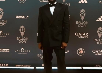 Adekunle Gold Shines On 70th Ballon D’Or Red Carpet 