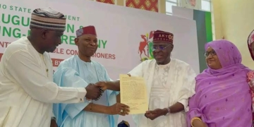 Gov. Yusuf Reshuffles Cabinet, Swears In 6 Commissioners, 19 Perm Secs